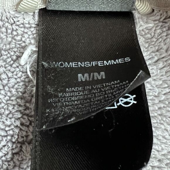 The North Face Jacket Womens Medium Gray Coat Never Stop Exploring Fleece Lined - Picture 11 of 12